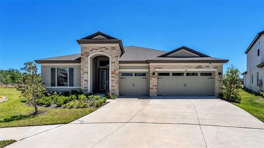New construction Single-Family house 13112 Wellspring Dr, Lithia, FL 33547 plan Bayshore I - image