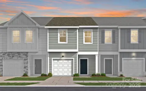 New construction Townhouse house 4560 Green Drake Dr, Charlotte, NC 28269 plan Albemarle - image
