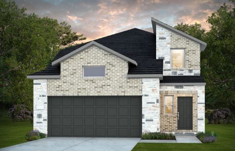 New construction Single-Family house 12158 Pinara Trl, Conroe, TX 77303 plan Fentress - image