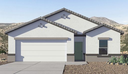 New construction Single-Family house 12528 W Nicholas Dr, Marana, AZ 85653 plan Harris - image