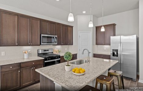 New construction Single-Family house 13531 Valjean Ave, San Antonio, TX 78253 Sierra- photo 0