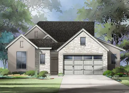 New construction Single-Family house 103 Timberwilde Dr, Georgetown, TX 78633 plan Vouvant - image