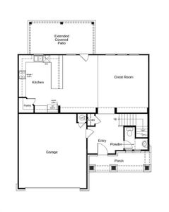 This floor plan features 3 bedrooms, 2 full baths, 1 half bath and over 2,200 square feet of living space.