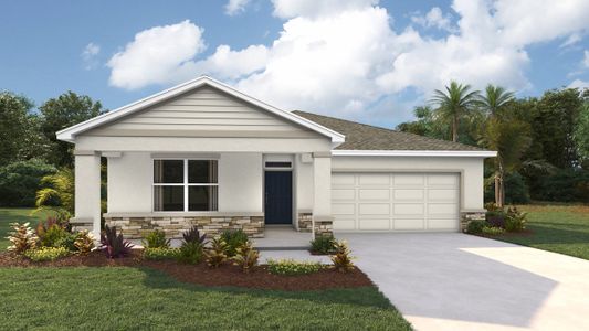New construction Single-Family house 10370 Tucker Rd, Weeki Wachee, FL 34613 plan Lakeside - image