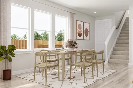 New construction Duplex house 209 Simba St, Georgetown, TX 78626 plan Bryant - image