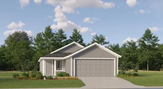 New construction Single-Family house 525 Cattle Queen Rd, Jarrell, TX 76537 Oakridge- photo 0