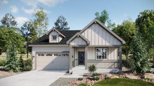 New construction Single-Family house 16023 Wingrider Pt, Parker, CO 80134 plan Meridian - Single Family Homes - image