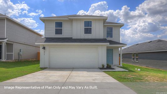 New construction Single-Family house 2205 Lionheart Dr, Luling, TX 78648 plan The Davis - image