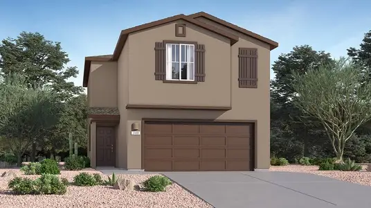 New construction Single-Family house 34281 S Fallstreak Dr, Red Rock, AZ 85145 plan Elm - image