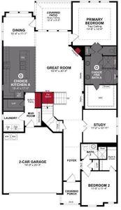 Beazer Homes Valencia of the Lake Summerfield floorplan