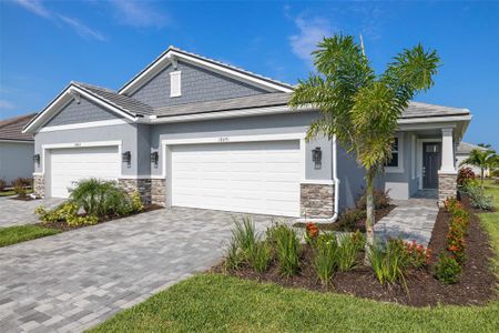 New construction Single-Family house 18491 Green Garden Ct, Venice, FL 34293 Champagne- photo 0