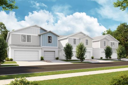 New construction Townhouse house 3879 King Hill Dr, Haines City, FL 33844 plan Barcelona - image