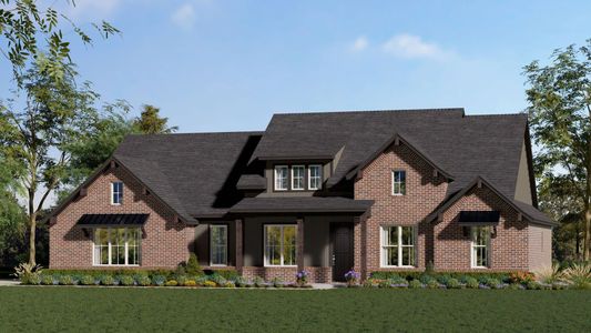 Elevation C | Concept 2406 at The Meadows in Gunter, TX by Landsea Homes