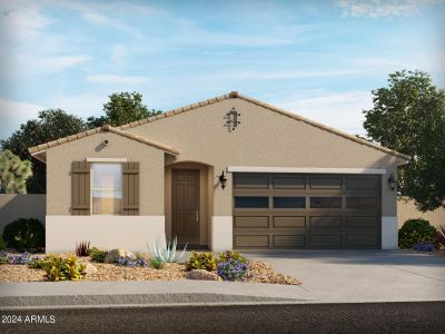 New construction Single-Family house 19313 North Avelino Drive, Maricopa, AZ 85138 Leslie- photo 0