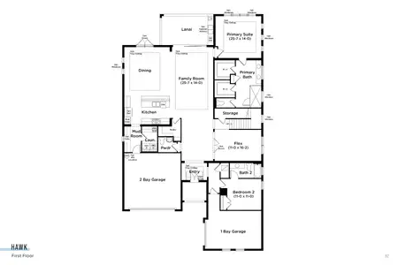 New construction Single-Family house 8308 Golden Beach Ct, Parrish, FL 34219 plan Hawk - image