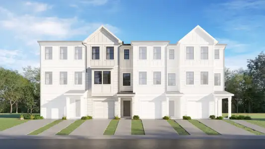 New construction Townhouse house 3605 Elm Grove Ln, Raleigh, NC 27604 plan Wyatt - image