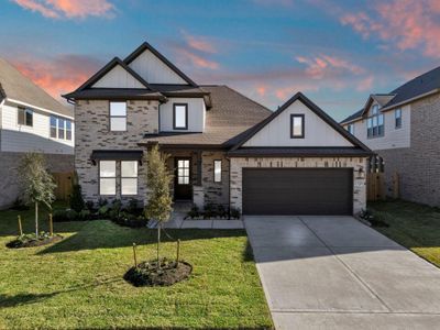 New construction Single-Family house 3320 Bentwood Ranch Dr, Conroe, TX 77385 plan Collin - image
