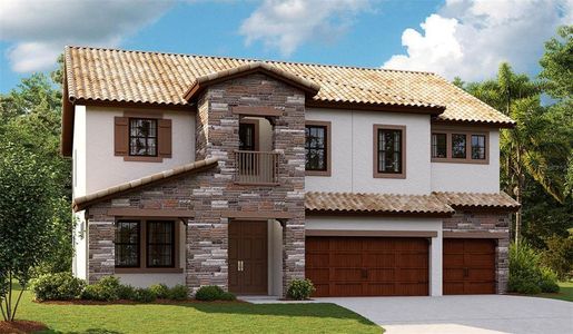 New construction Single-Family house 15009 Rider Pass Dr, Lithia, FL 33547 plan Verona - image