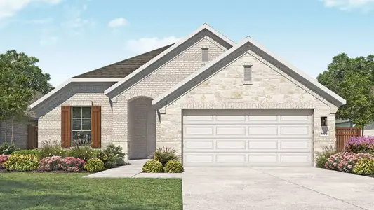 New construction Single-Family house 527 Coen Cain Dr, Rosenberg, TX 77471 plan Palm - image