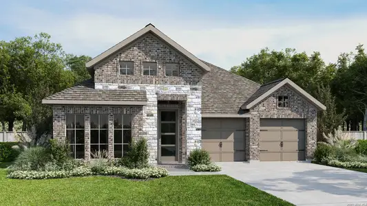 New construction Single-Family house 12727 Macar Mnr, San Antonio, TX 78245 plan 2373H - image