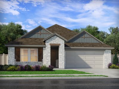 New construction Single-Family house Buda, TX 78610 plan The Preston (403) - image