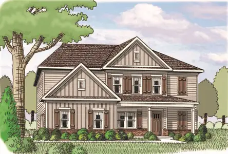 New construction Single-Family house 2109 Ella Springs Dr, Covington, GA 30014 plan (GA) Hayden B 2 Side Entry - image