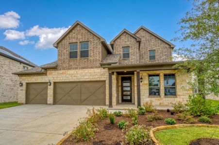 New construction Single-Family house 605 Trinity St, Van Alstyne, TX 75495 plan Portico - image