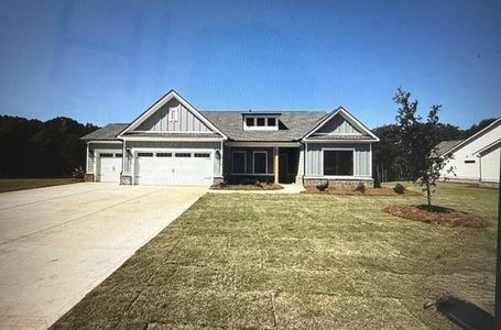 New construction Single-Family house 281 Weslyn Dr, Social Circle, GA 30025 plan (GA)Everett A.1 3 Front Entry - image