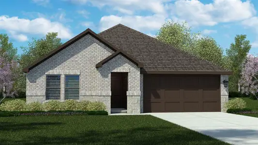 New construction Single-Family house 616 Smart Strike Trl, Granbury, TX 76049 plan Justin - image