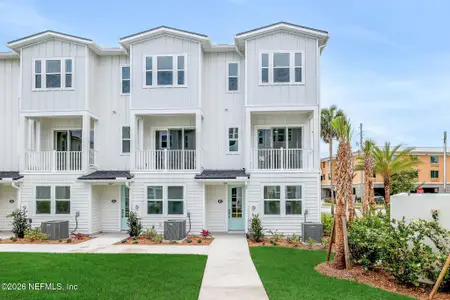 New construction Townhouse house 1091 N 1St Ave, Jacksonville Beach, FL 32250 plan Mariner - image