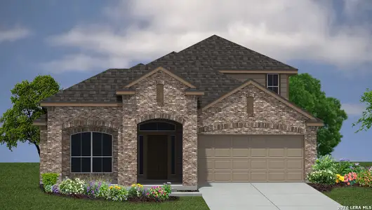 New construction Single-Family house 13425 Cosette Xing, San Antonio, TX 78253 plan The Hondo - image