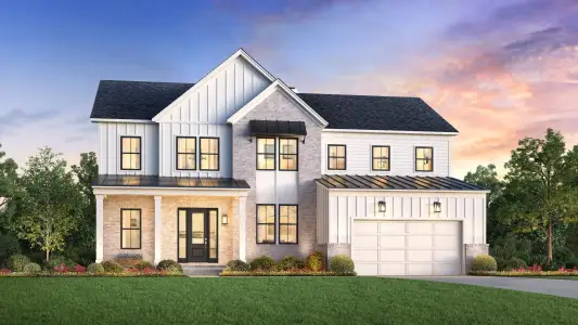 New construction Single-Family house 1432 Round Hill Ln, Spring Hill, TN 37174 plan McCutcheon Modern Farmhouse - image