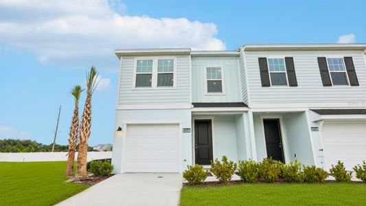 New construction Townhouse house 6876 Holcombe Down Dr, Zephyrhills, FL 33541 plan Leila III - image