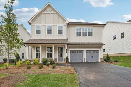 New construction Single-Family house 73 Declan Pass, Dawsonville, GA 30534 Scarlet Homeplan- photo 0