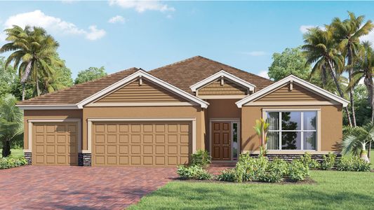 New construction Single-Family house 6711 Cameo Drive, Grant-Valkaria, FL 32949 Redbud- photo 0