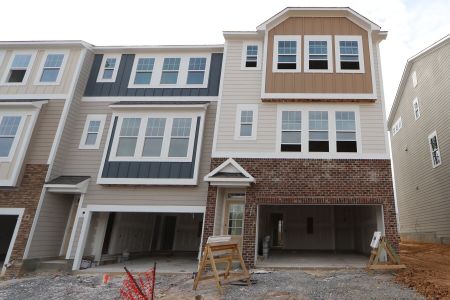 New construction Townhouse house 2725 Hunter Woods Dr, Apex, NC 27502 Buckingham - Front Entry Townhomes- photo 0