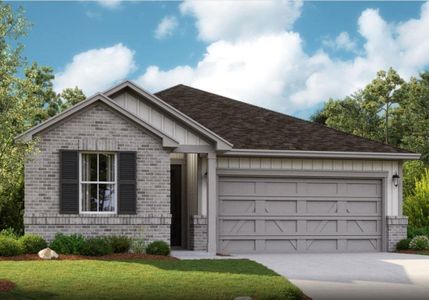 New construction Single-Family house 629 Seabiscuit Dr, Jarrell, TX 76537 Azure- photo 0