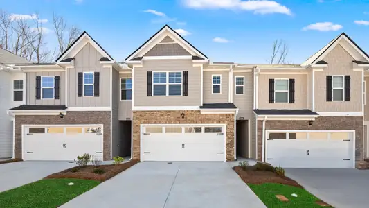 New construction Townhouse house 349 Elgin Dr, Lawrenceville, GA 30045 plan Salisbury - image