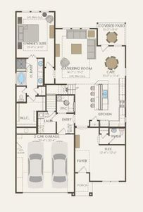 Pulte Homes, Caldwell floor plan