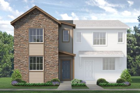 New construction Duplex house 1436 Coral Pl, Longmont, CO 80504 plan Acadia - image