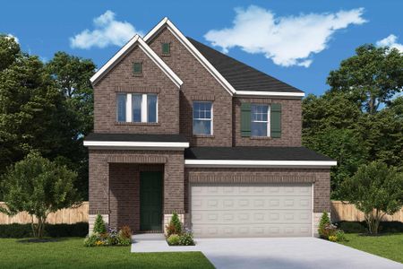 New construction Single-Family house 1401 S Brook Dr, Leander, TX 78641 The Thomasville- photo 0