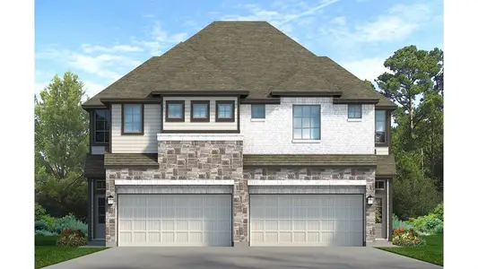 New construction Townhouse house 5234 Capricorn Way, Manvel, TX 77578 Stunning- photo 0