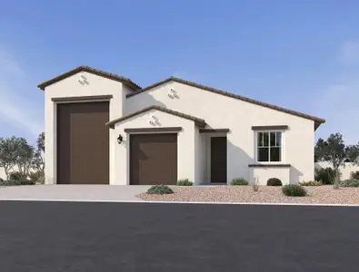 New construction Single-Family house 15607 W Onyx Ave, Waddell, AZ 85355 plan Opal RV Garage - image