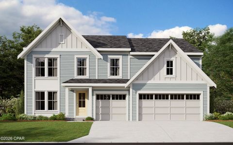 New construction Single-Family house 334 Sheephead Bayou Dr, Panama City Beach, FL 32407 plan Grandin - image