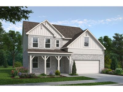 New construction Single-Family house 3425 Fern Hollow Path, Buford, GA 30519 plan The Hickory F - image