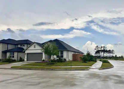 New construction Single-Family house 7415 Bristlegrass Colony Ct, Cypress, TX 77433 Garner- photo 0
