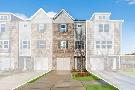 New construction Townhouse house 1973 Enniscorthy St, Fuquay Varina, NC 27526 plan Sunstone - image