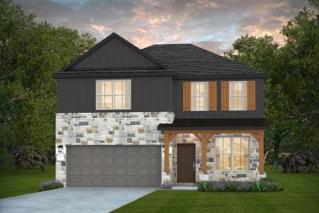 New construction Single-Family house 11910 Bonfire, San Antonio, TX 78254 plan Puma - image
