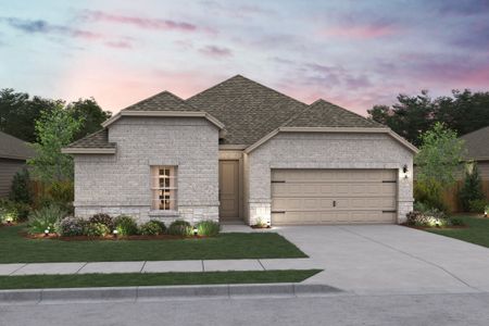 New construction Single-Family house Newark, TX 76071 plan Passionflower II - image