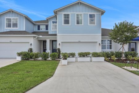 New construction Townhouse house 9332 Gulf Haven Dr, Parrish, FL 34221 - photo 0